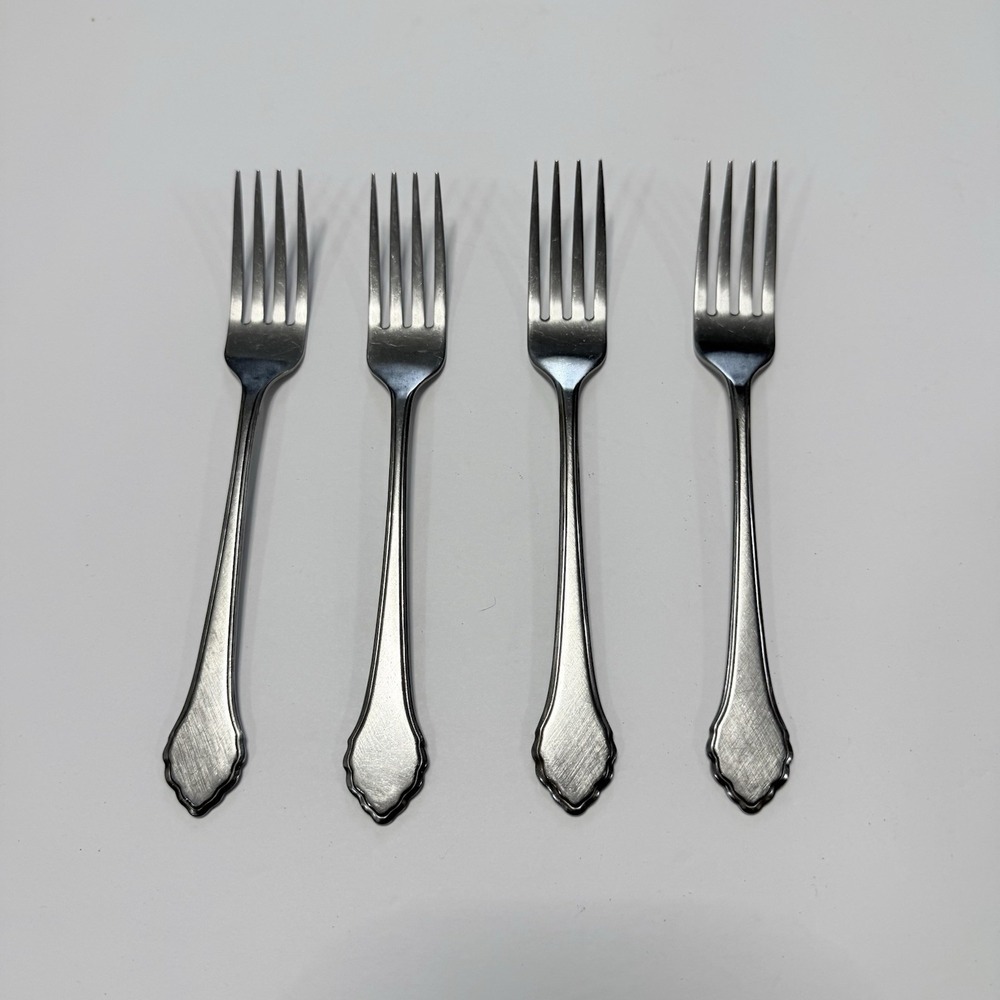 WM William Rogers Oneida Dinner Forks Set Of 4